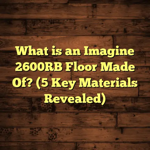 What is an Imagine 2600RB Floor Made Of? (5 Key Materials Revealed)