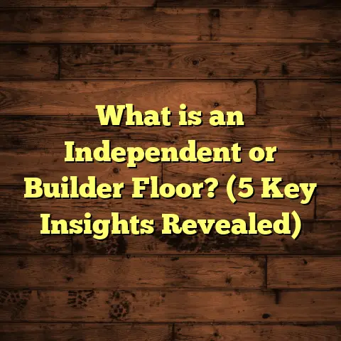 What is an Independent or Builder Floor? (5 Key Insights Revealed)
