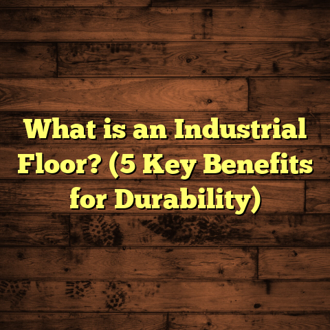 What is an Industrial Floor? (5 Key Benefits for Durability)