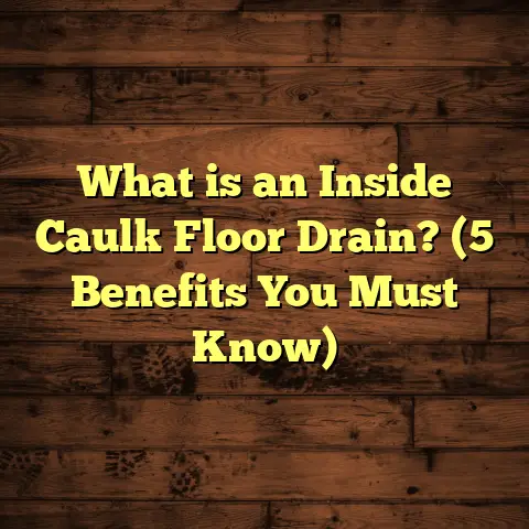 What is an Inside Caulk Floor Drain? (5 Benefits You Must Know)