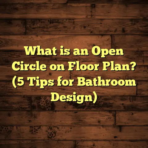 What is an Open Circle on Floor Plan? (5 Tips for Bathroom Design)