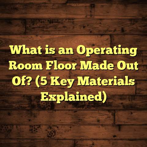 What is an Operating Room Floor Made Out Of? (5 Key Materials Explained)