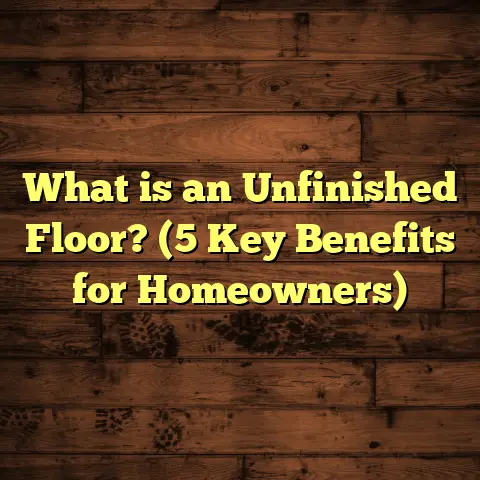 What is an Unfinished Floor? (5 Key Benefits for Homeowners)