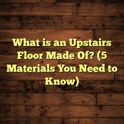 What is an Upstairs Floor Made Of? (5 Materials You Need to Know)