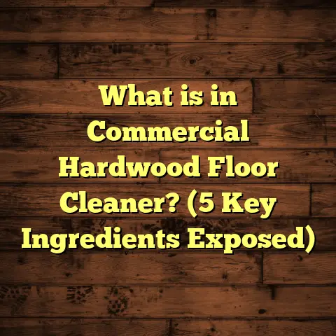What is in Commercial Hardwood Floor Cleaner? (5 Key Ingredients Exposed)