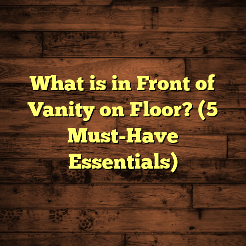 What is in Front of Vanity on Floor? (5 Must-Have Essentials)