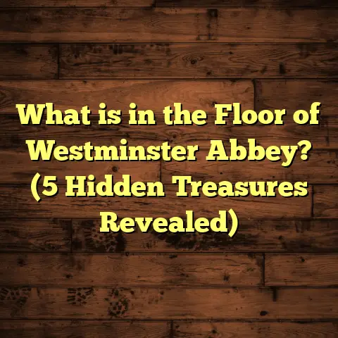 What is in the Floor of Westminster Abbey? (5 Hidden Treasures Revealed)