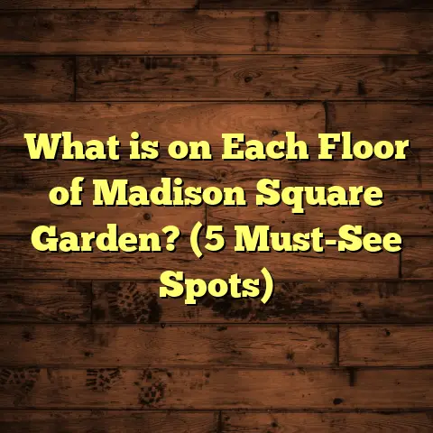What is on Each Floor of Madison Square Garden? (5 Must-See Spots)