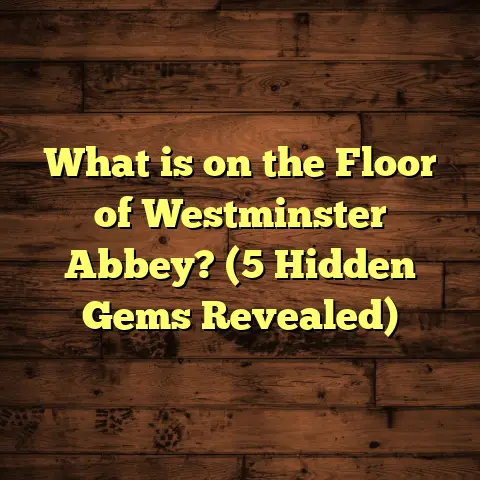 What is on the Floor of Westminster Abbey? (5 Hidden Gems Revealed)