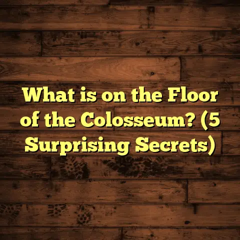What is on the Floor of the Colosseum? (5 Surprising Secrets)