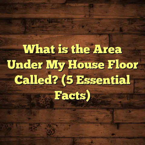 What is the Area Under My House Floor Called? (5 Essential Facts)