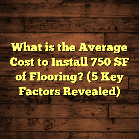 What is the Average Cost to Install 750 SF of Flooring? (5 Key Factors Revealed)