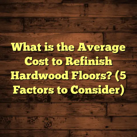What is the Average Cost to Refinish Hardwood Floors? (5 Factors to Consider)