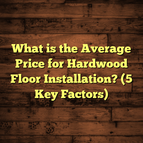 What is the Average Price for Hardwood Floor Installation? (5 Key Factors)