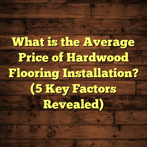 What is the Average Price of Hardwood Flooring Installation? (5 Key Factors Revealed)
