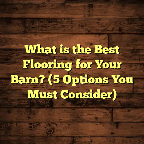 What is the Best Flooring for Your Barn? (5 Options You Must Consider)