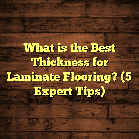 What is the Best Thickness for Laminate Flooring? (5 Expert Tips)