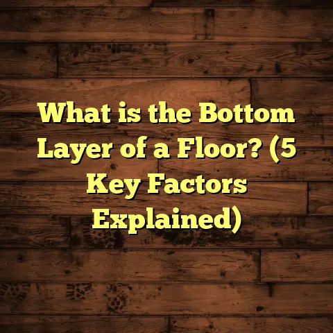 What is the Bottom Layer of a Floor? (5 Key Factors Explained)
