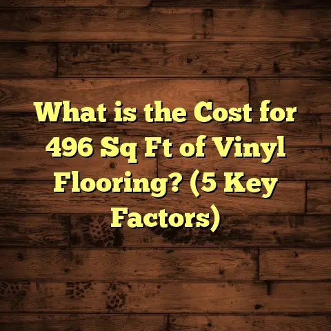 What is the Cost for 496 Sq Ft of Vinyl Flooring? (5 Key Factors)