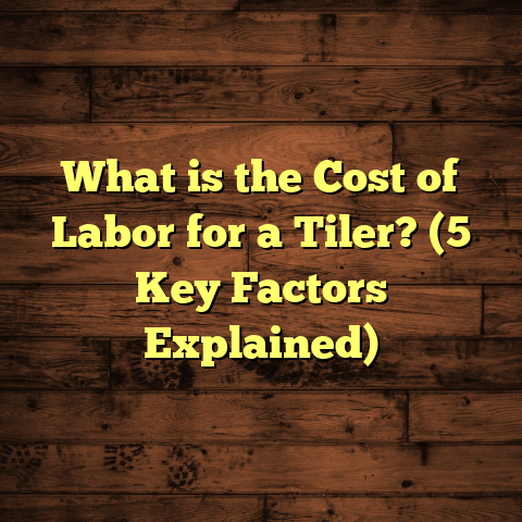 What is the Cost of Labor for a Tiler? (5 Key Factors Explained)