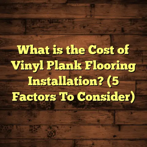 What is the Cost of Vinyl Plank Flooring Installation? (5 Factors To Consider)