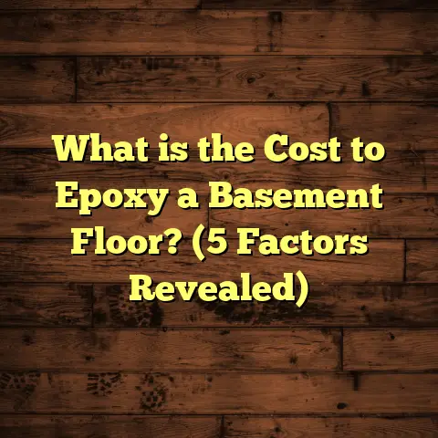 What is the Cost to Epoxy a Basement Floor? (5 Factors Revealed)