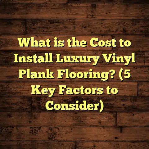 What is the Cost to Install Luxury Vinyl Plank Flooring? (5 Key Factors to Consider)