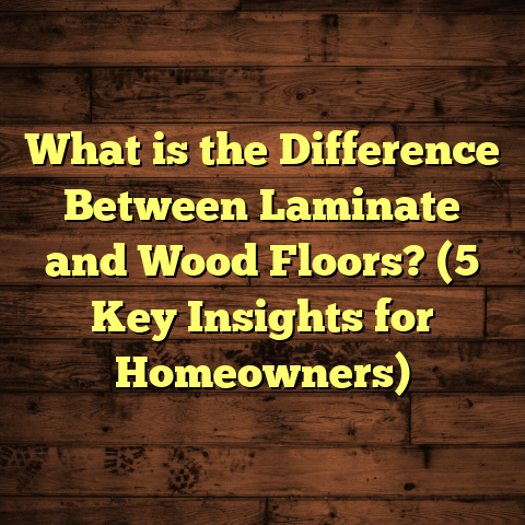 What is the Difference Between Laminate and Wood Floors? (5 Key Insights for Homeowners)