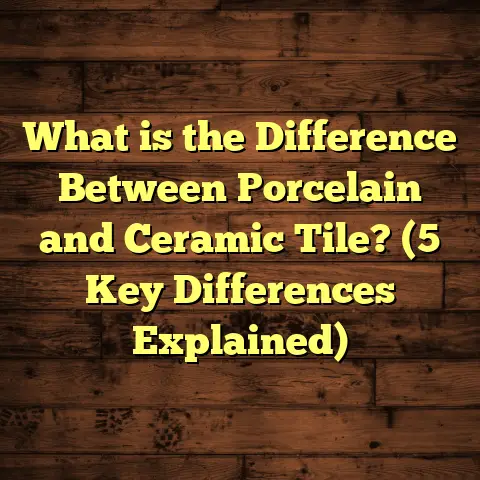 What is the Difference Between Porcelain and Ceramic Tile? (5 Key Differences Explained)
