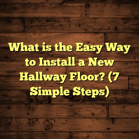 What is the Easy Way to Install a New Hallway Floor? (7 Simple Steps)
