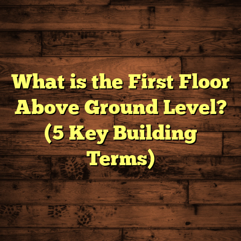 What is the First Floor Above Ground Level? (5 Key Building Terms)