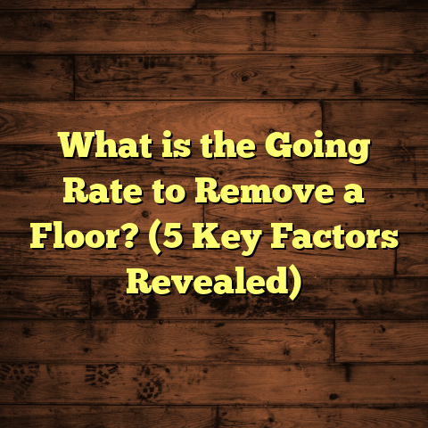 What is the Going Rate to Remove a Floor? (5 Key Factors Revealed)