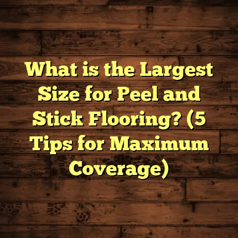 What is the Largest Size for Peel and Stick Flooring? (5 Tips for Maximum Coverage)