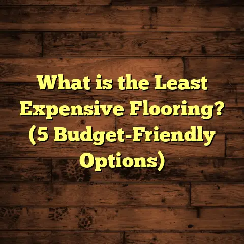 What is the Least Expensive Flooring? (5 Budget-Friendly Options)