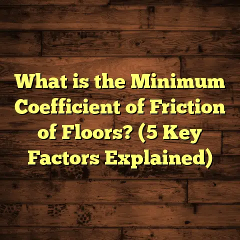 What is the Minimum Coefficient of Friction of Floors? (5 Key Factors Explained)