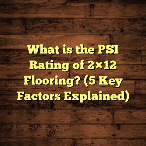 What is the PSI Rating of 2×12 Flooring? (5 Key Factors Explained)