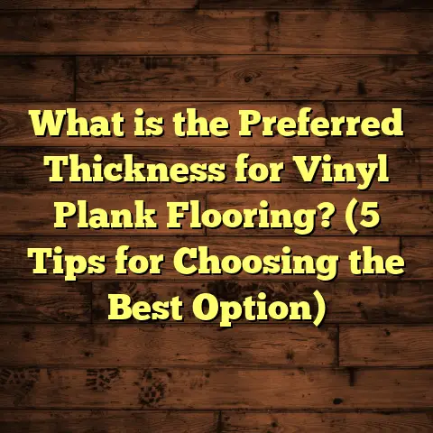 What is the Preferred Thickness for Vinyl Plank Flooring? (5 Tips for Choosing the Best Option)
