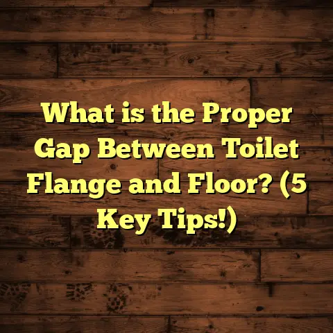 What is the Proper Gap Between Toilet Flange and Floor? (5 Key Tips!)
