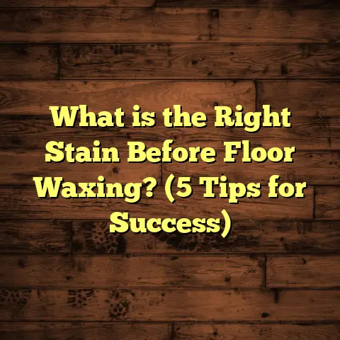 What is the Right Stain Before Floor Waxing? (5 Tips for Success)