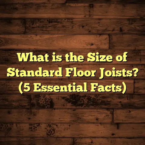 What is the Size of Standard Floor Joists? (5 Essential Facts)