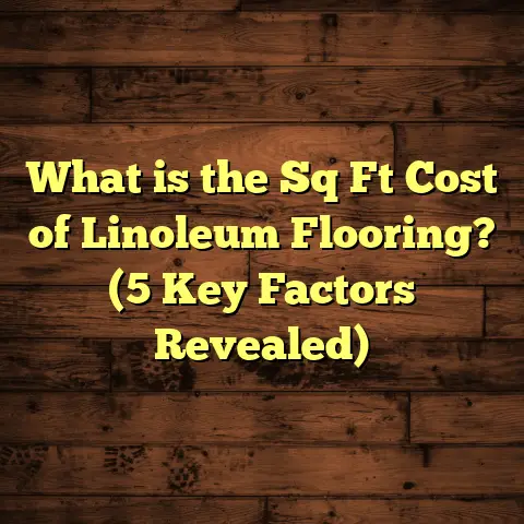 What is the Sq Ft Cost of Linoleum Flooring? (5 Key Factors Revealed)