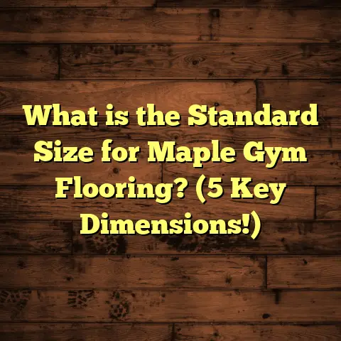 What is the Standard Size for Maple Gym Flooring? (5 Key Dimensions!)
