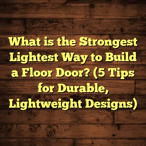 What is the Strongest Lightest Way to Build a Floor Door? (5 Tips for Durable, Lightweight Designs)