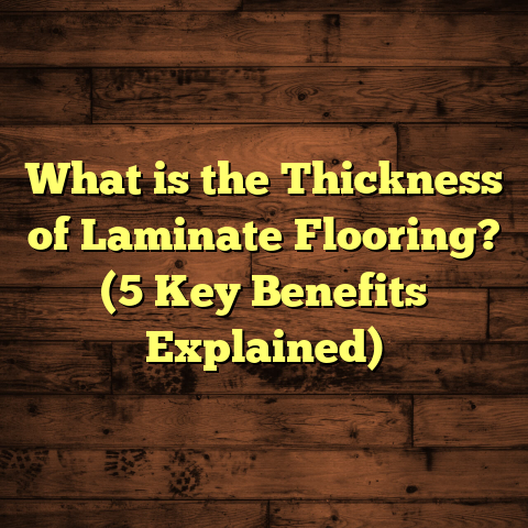 What is the Thickness of Laminate Flooring? (5 Key Benefits Explained)