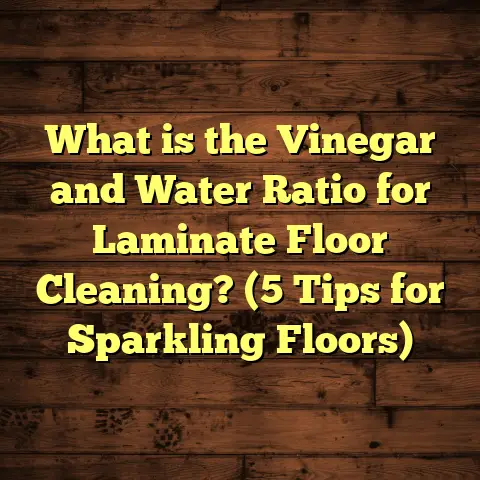 What is the Vinegar and Water Ratio for Laminate Floor Cleaning? (5 Tips for Sparkling Floors)