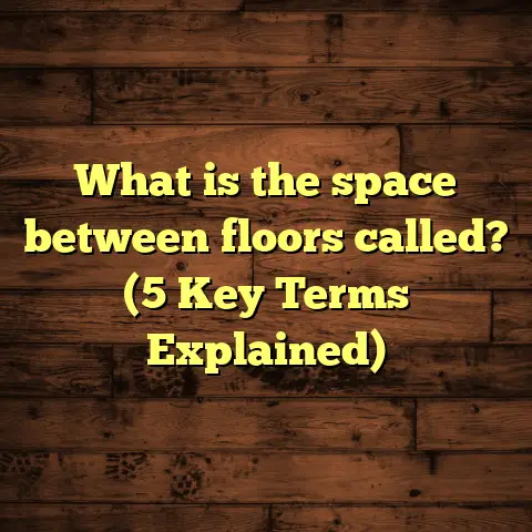 What is the space between floors called? (5 Key Terms Explained)