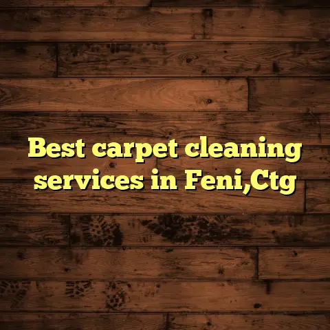 Best carpet cleaning services in Feni,Ctg